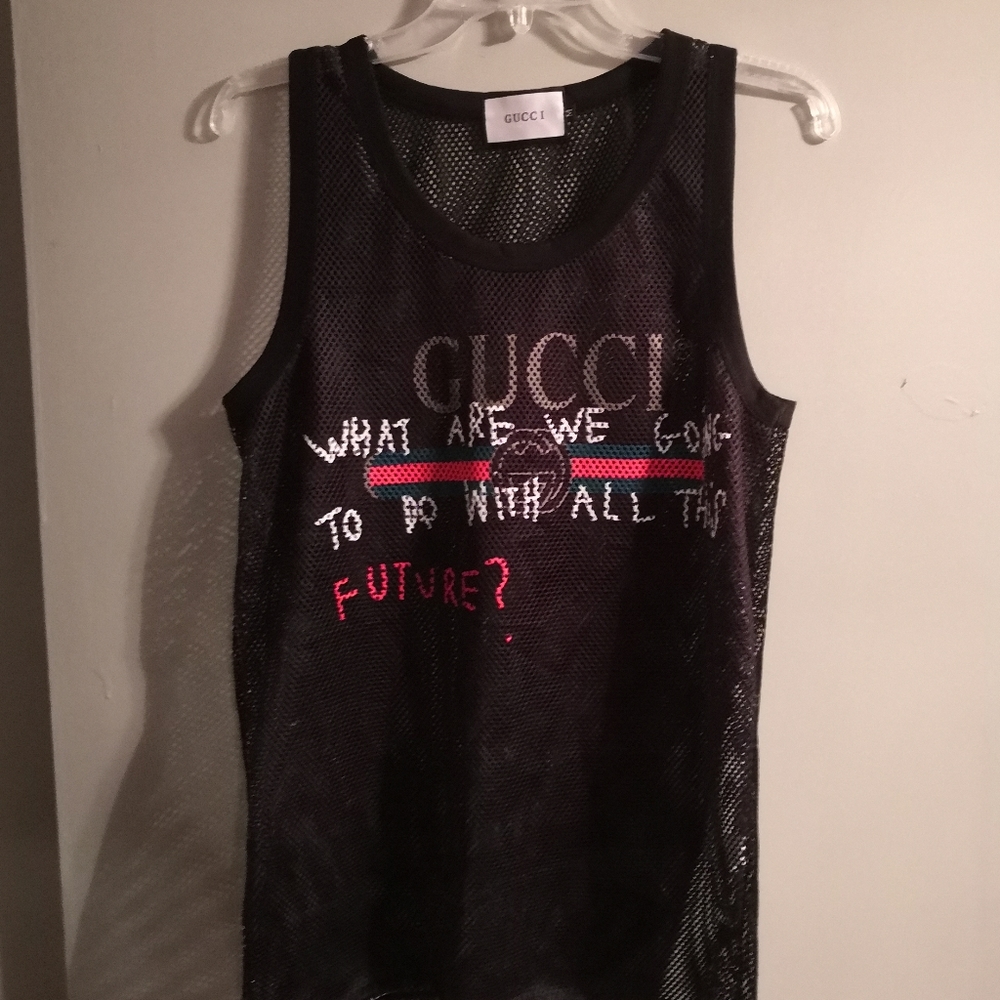 Gucci Fishnet Tank Top